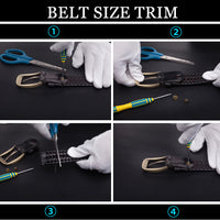 DINISITON Unisex Genuine Leather Belt