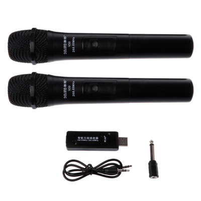 UHF USB 3.5mm 6.35mm Wireless Microphone Receiver for You Tube Karaoke