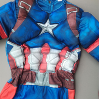 Superhero Kids Muscle Captain America Costume