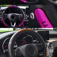 Reflective PU Leather Steering-Wheel Cover