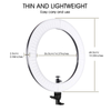 spash 18 inches Ring Light LED Photographic Lighting