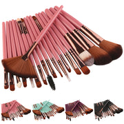 New 18 pcs 4 Colors Makeup Brush Set tools Make-up Toiletry Kit Wool Make Up Brush Set