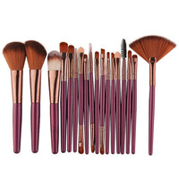 New 18 pcs 4 Colors Makeup Brush Set tools Make-up Toiletry Kit Wool Make Up Brush Set
