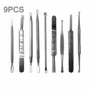 9 pcs Blackhead Remover