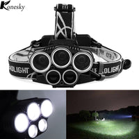 LED Headlamp 18650 Torch Flashlight