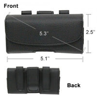 Leather Belt Clip Cover Case Pouch for Cell Phone Inside 5.1 x 2.5 x 0.70" M